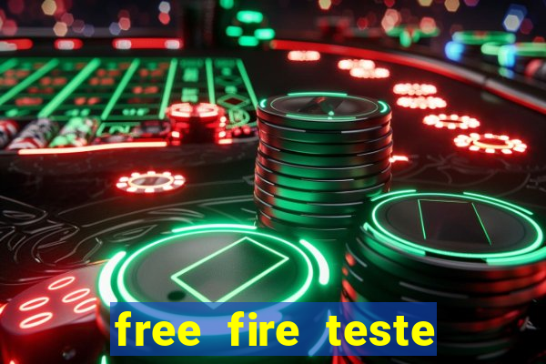 free fire teste grátis jogar agora